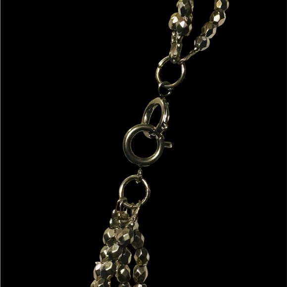 Sassy Jones Malia Glass Golden Necklace - Picture 4 of 4